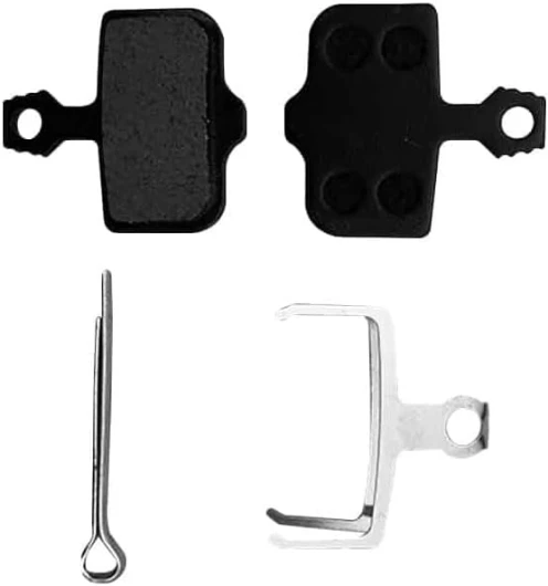 Wattiz Frein Plaquette de frein 2 pièces Noir Résine semi-métallique pour Trottinette Électrique Vsett 10+ Storm Thunder