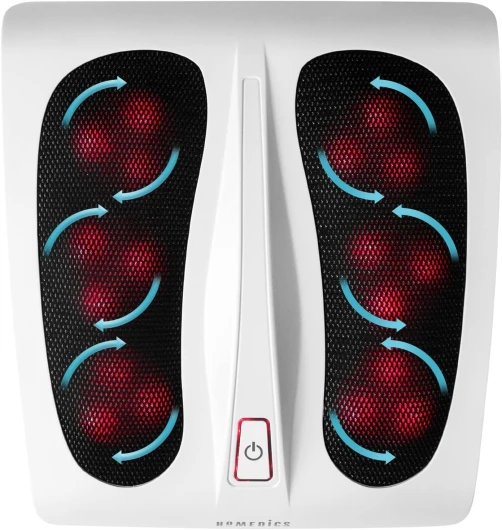 Massage des Pieds Électrique chauffant - Appareil massant electrique Shiatsu pour pied - Option chaleur pour relaxation et détente de la voute plantaire