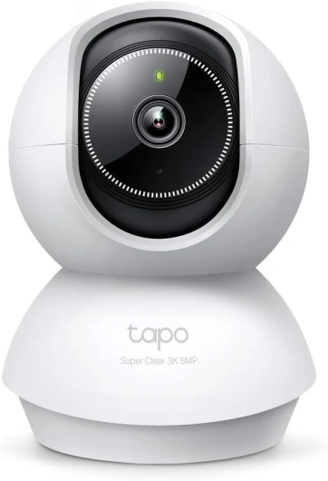 C230 3K 5MP Caméra de Surveillance WiFi intérieure 360°, Wi-FI 2,4 GHz, détection IA, Vision Nocturne, détection de Personnes, Audio bidirectionnel, Compatible avec Alexa et Google Assistant