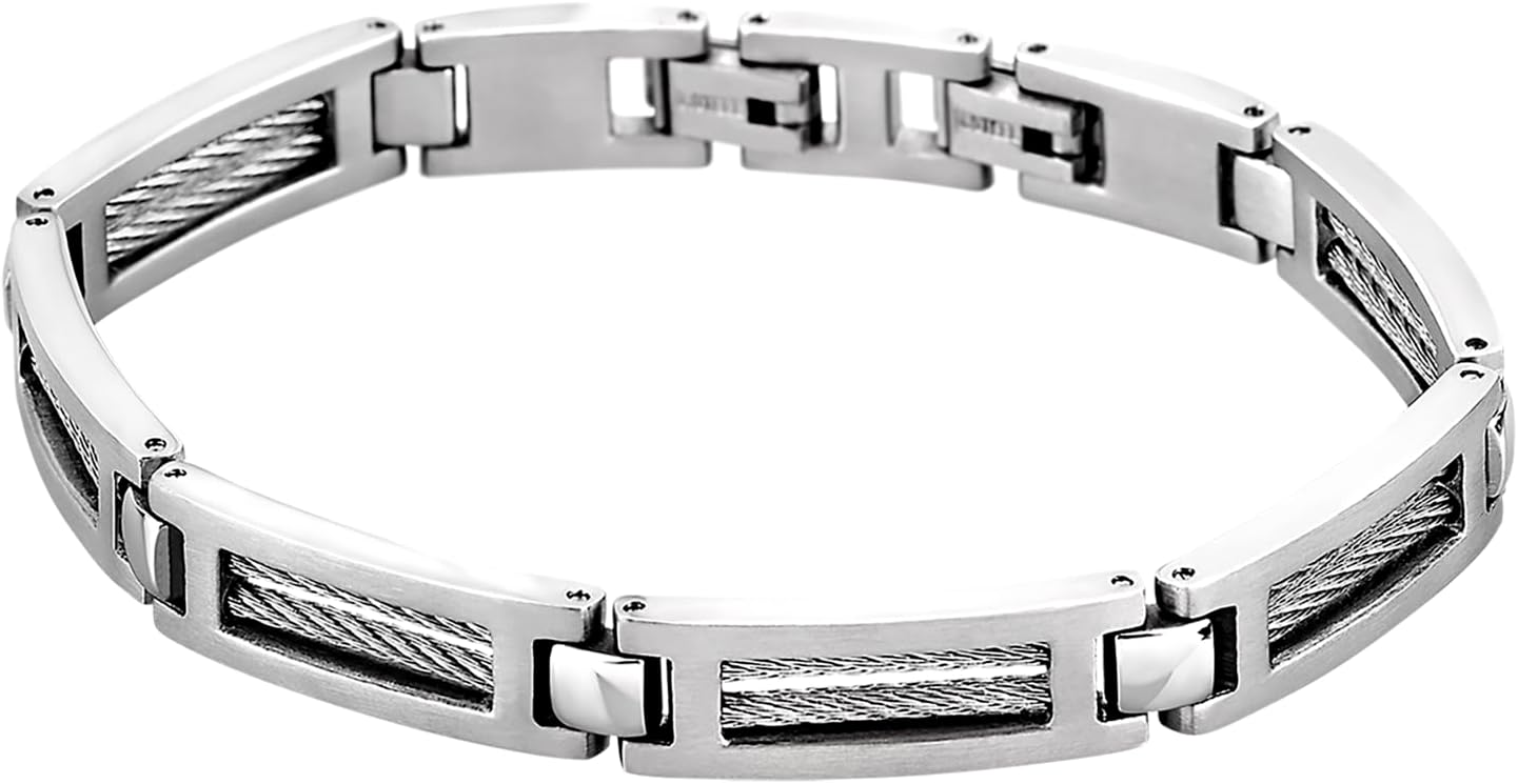 Bracelet LS1507-2/1 Men In Black Acier inoxydable 198.00 mm Homme