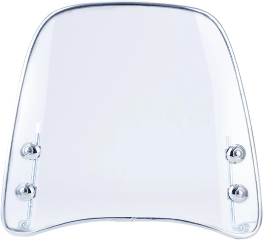 Pare-brise universel pour moto, scooter électronique, scooter électrique, déflecteur de pare-brise transparent - PE Disque de protection pour, pluie, insectes, éclats de hautement tr