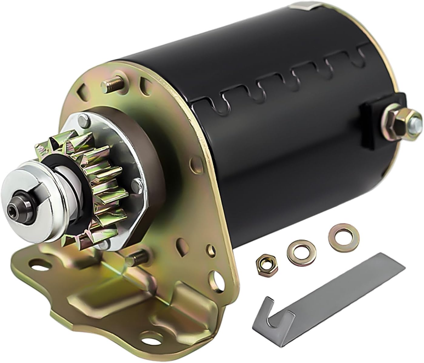 Démarreur moteur 12V 14 Dents 693551 593934 pour John Deere pour Briggs & Stratton Lawn