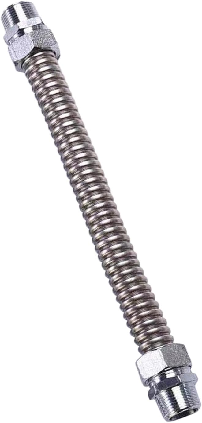 Milageto Tube ondulé pour climatiseur, tuyaux de climatisation, systèmes de tuyauterie en Acier Inoxydable Robuste, raccords pour laboratoires, 15cmx2cm