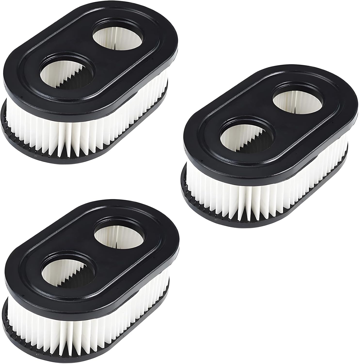 CTRICALVER 3 pcs Filtres à air Tondeuse, Filtres à air de Tondeuse à Jardin Convient pour Moteur de Tondeuse à Gazon