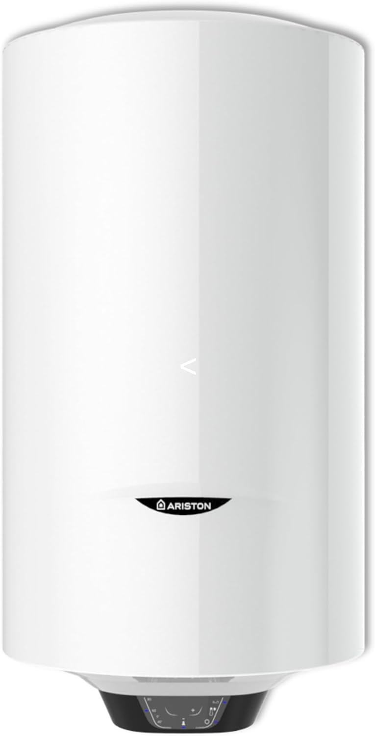 PRO1 ECO 100L - Chauffe-eau Electrique Vertical Mural Ø450 mm - Intelligent Fonction ECO - Classe B - Conçu et fabriqué pour être installé en France
