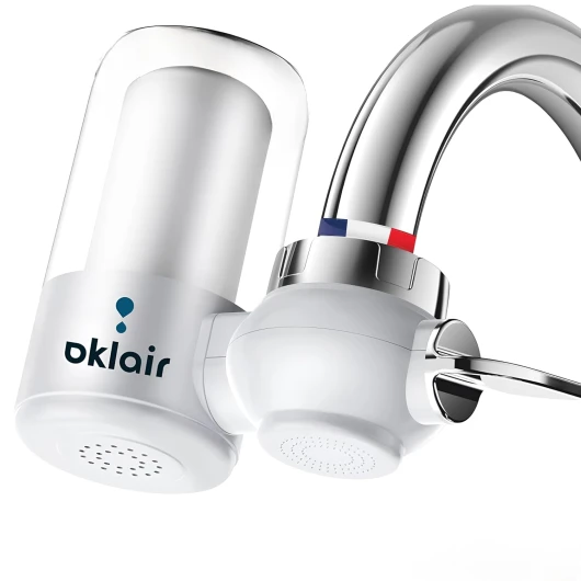 Purificateur d'Eau sur Robinet - Filtration Haute Efficacité, Anti-Calcaire - Idéal pour Cuisine et Salle de Bain (Purificateur d'Eau sur Robinet - OKLAIR - DOUG)