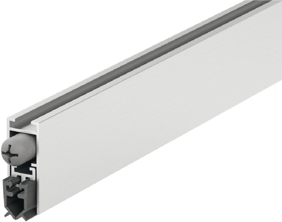 Plinthe Joint de Porte - Isolation Automatique STAR-SEAL pour Salle de Contrôle, Salle de Bain, chambre - Isolation Phonique, Acoustique, Étanchéité, Thermique - Longueur 830 mm - 1 Set Longueur : 830 mm