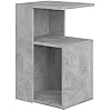 Table d'Appoint, Table Basse, Bout de Canapé, Meuble de Salon Salle de Séjour Maison Intérieur, Moderne, Gris Béton Bois d’Ingénierie