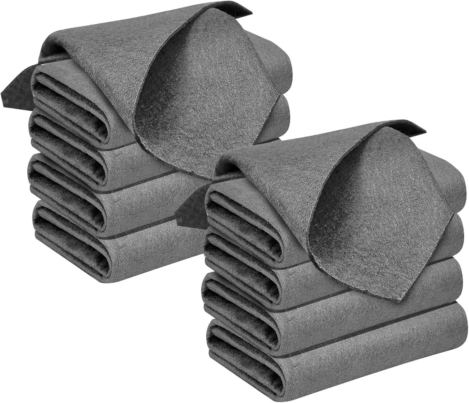 Chiffons de Nettoyage 30x30cm, Lot de 10 Chiffon Magique de Microfibre Épaissi Réutilisables pour Vitre Miroir Voiture Salle de Bain Cuisine Bureau 10 30 x 30 cm