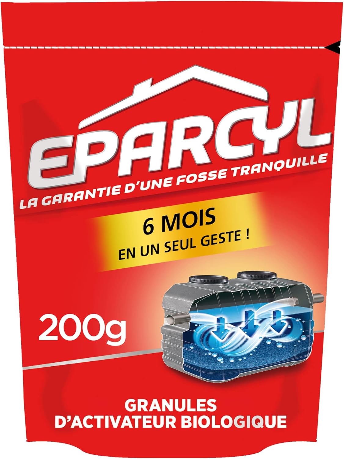 Granules 200g (6 mois de traitement) Activateur Biologique pour Fosses Septiques – Entretien Fosses Septiques 200 g (Lot de 1)