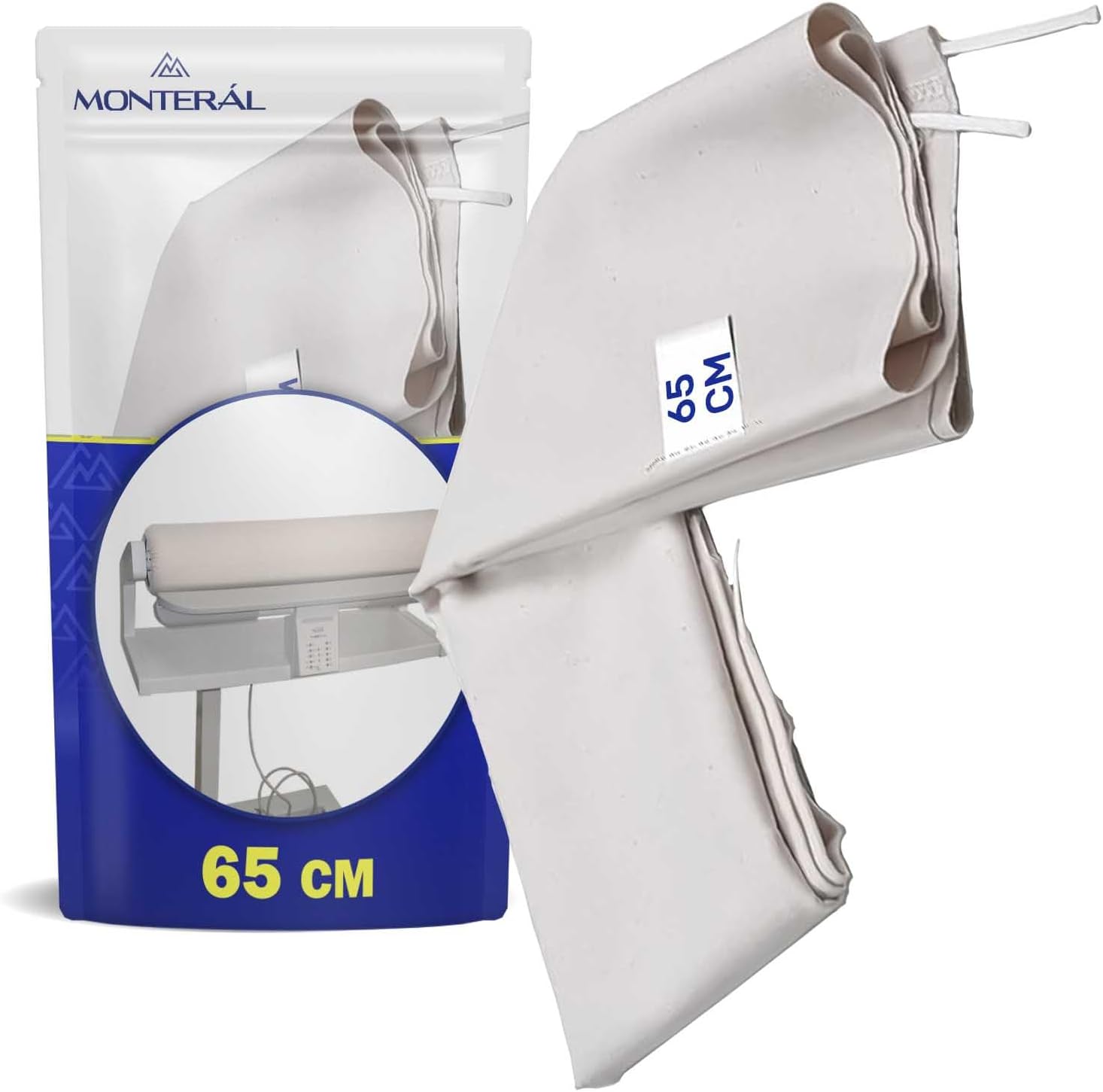 Toile à Repasser Universal pour Repasseuse Automatique Largeur de Rouleau 65 cm avec Le Code Original 00450134 450134 pour AEG pour Bosch pour Siemens pour Cordes