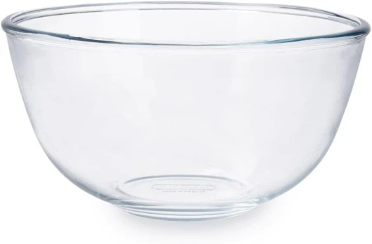 Classic Prepware Bol mélangeur en verre haute résistance, Blanc, 2 L 1040933 2 L Unique