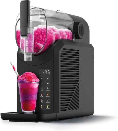 Seeger SuperSlush Machine a Granita, 7-in-1 Slush Machine, Capacité 2L, 7 Programmes Prédéfinis, Granités, Cocktails, Frappés, Milkshakes, Granite, Slushy, Noir, SLFR1BK