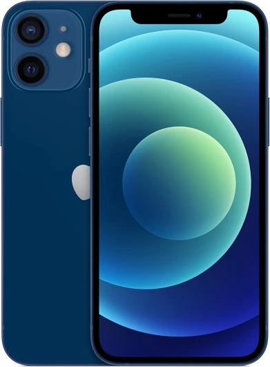 Apple iPhone 12 mini, 64Go, Bleu - (Reconditionné) 64Go Bleu