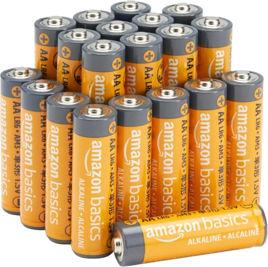 Lot de 20 piles alcalines AA haute performance, 1,5 V, durée de conservation de 10 ans 20 unité (Lot de 1) AA