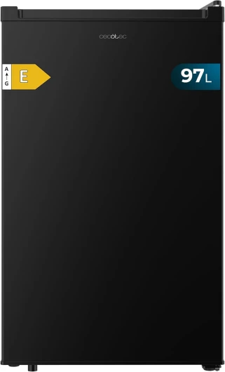 Congélateur Armoire 97 L Bolero CoolMarket TF 97 Black - Classe énergétique E, Design compact, Porte réversible, 3 tiroirs, Dimensions 55,1 x 57,5 x 83,5 cm, Couleur noire Noir Capacité 97 L