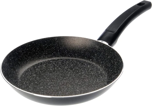 Tradizione Italia Poêle à frire avec surface en pierre, revêtement anti-adhésif et anti-rayures, Lavable au lave-vaisselle, 22 cm
