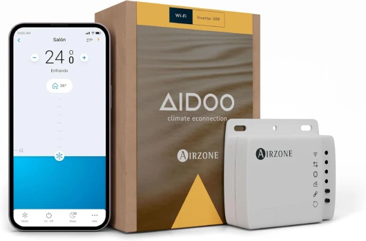 Contrôle WiFi Aidoo pour climatisation – Compatible avec Mitsubishi Electric AZAI6WSCMEL – Télécommande et Programmation Via Application – Compatible Google Home et Alexa Mitsubishi Electric Compatible avec MITSUBISHI-AZAI6WSCMEL