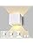 Applique Murale Exterieur Angle de Faisceau Réglable G9 LED Lampe Exterieur Blanc Chaud 3000K Lampe Exterieure Murale Aluminium Applique Exterieur Convient Pour Intérieur/Extérieur（Blanc Blanc 1 Pack