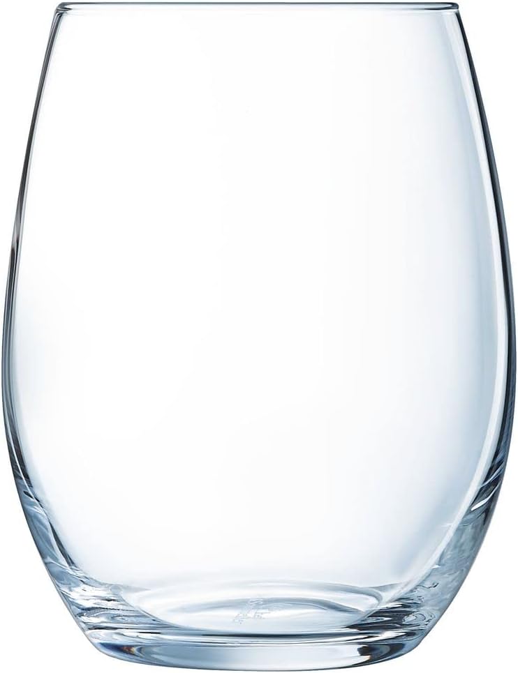 Chef&Sommelier - Collection Primary - 6 gobelets 35 cL en Cristallin - Moderne et élégant verre à eau et à soda - Résistance hors norme - Transparence absolue