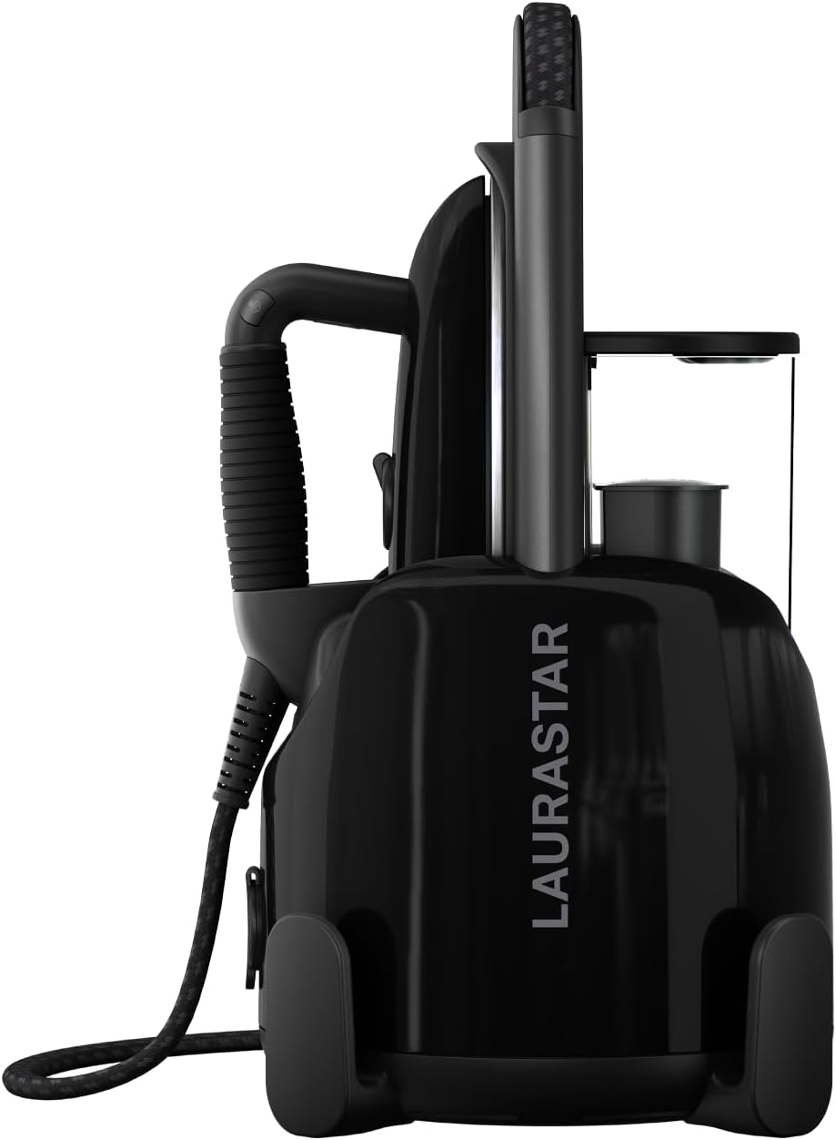 Lift Plus Ultimate Black, Centrale Vapeur Nomade 3en1, Repasse, Défroisse et Purifie Vos Textiles, Vapeur Hygiénique, Réservoir Amovible, Repassage Vertical, Enrouleur Automatique, Noir Noir Unique
