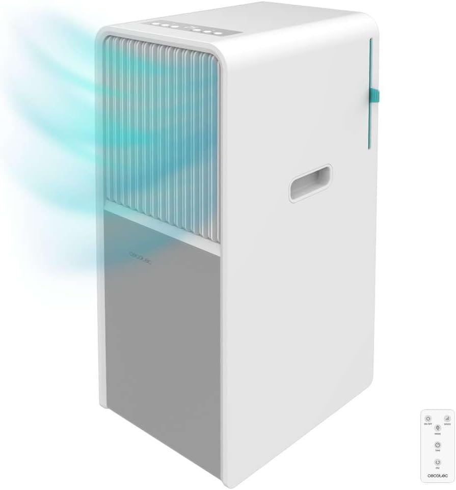 Climatiseur Portable ForceClima 9150 Style - 9000 BTU, Surface de 16 m², Écran LED, 4 Modes et 2 Vitesses, Minuterie, Roues Multidirectionnelles 360º 9000 BTU 9150 Style