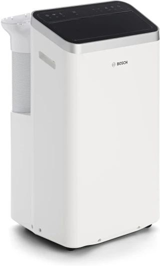 Bosch Cool 4000 Portable AC - 3 en 1 Climatiseur, Déshumidificateur, Ventilateur - 2,6 kW pour les pièces jusqu'à 35m² - Avec Mode Auto, Mode Silencieux et Mode Veille (48 db (A)) [Classe A+]