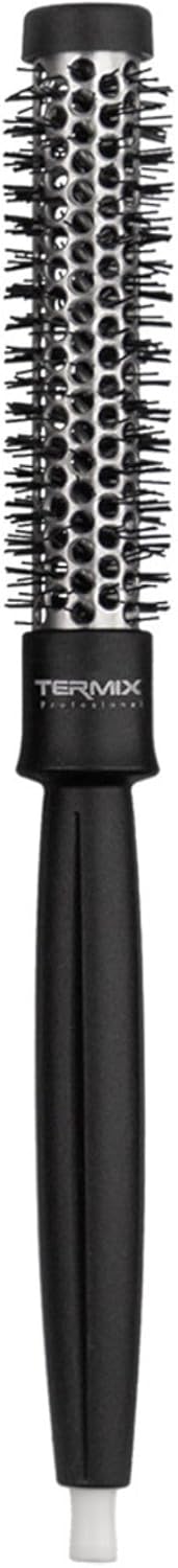 Brosse à Cheveux Thermique Ronde Professionnelle avec Tube en Aluminium pour Retenir la Chaleur et Réduire le Temps de Séchage, Brosse de Coiffure Professionnelle, Diamètre 17mm Ø17