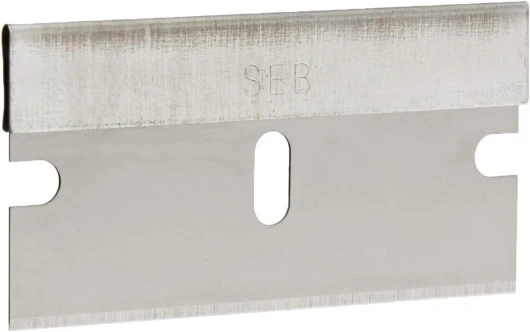 Lot de 100 lames de rasoir à bord unique pour racloir pour Hommes, rangées dans une boîte à large ouverture à rabat 100 unité (Lot de 1)
