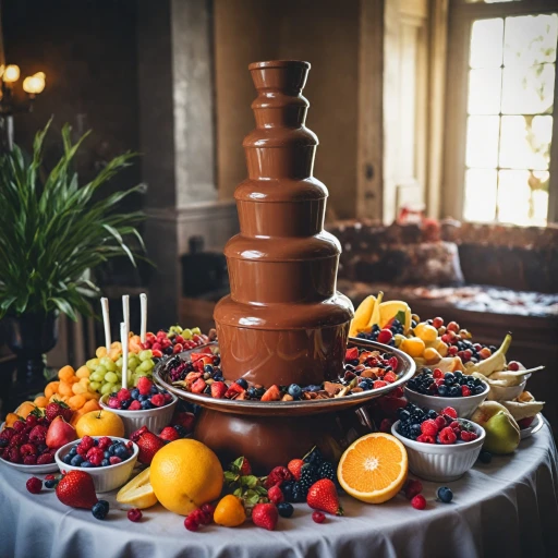 Transformez vos soirées avec une fontaine à chocolat irrésistible