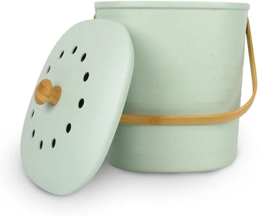 Seau A Compost 3,5 litres, Couleur Vert
