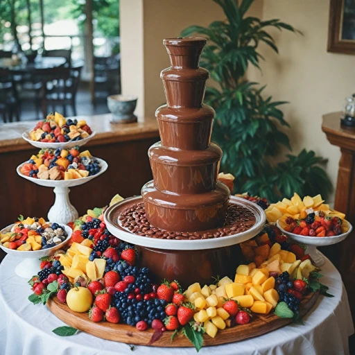 Transformez vos soirées avec une fontaine à chocolat irrésistible