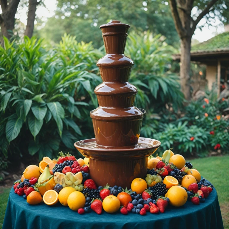 Plongez dans l'univers des fontaines à chocolat
