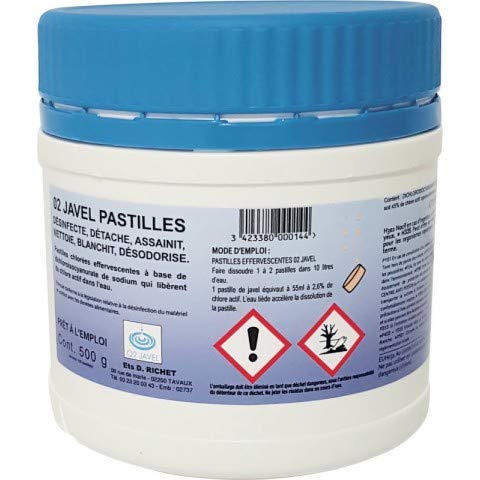 JAVEL PASTILLES EFFERVESCENTES X150