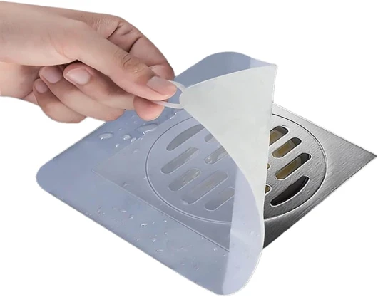 Bouchons de Vidange en Silicone Anti-Odeur, Couvercle Désodorisant pour Egouts Lot de 2, Joint Etanche pour Cuisine, Bain et Buanderie, Efficace et Réutilisable Gris 12,7 X 12,7 Cm 2 Pièces
