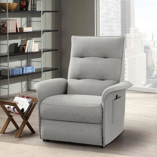 Fauteuil Relax électrique avec Dossier inclinable, capacité 150 kg - Confort élégant pour la Maison et Le Bureau