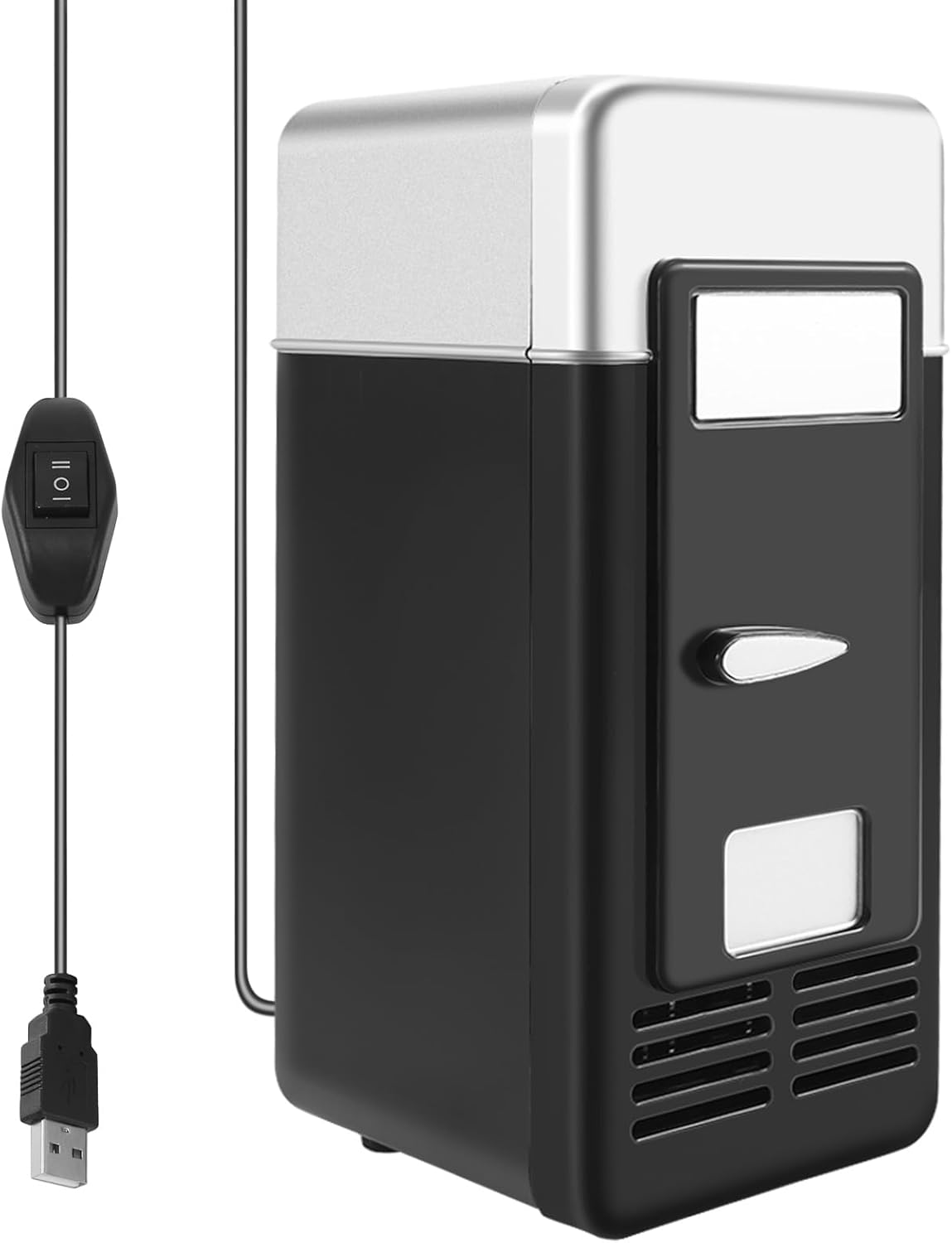 Asyduey USB Mini RÉFrigÉRateur De Goutte À Froid Shpping Freezer USB Mini RÉFrigÉRateur Portable Soda Mini RÉFrigÉRateur pour Voiture Noir