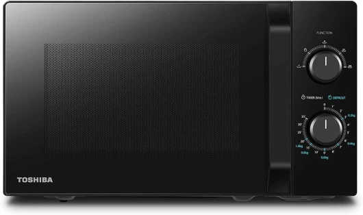 Micro-ondes 20L MW2-MM20P(BK), Micro-ondes sur Pied, 800W, 5 Niveaux de Puissance, avec Décongélation Facile, éclairage LED à l'intérieur, Noir 20L Solo