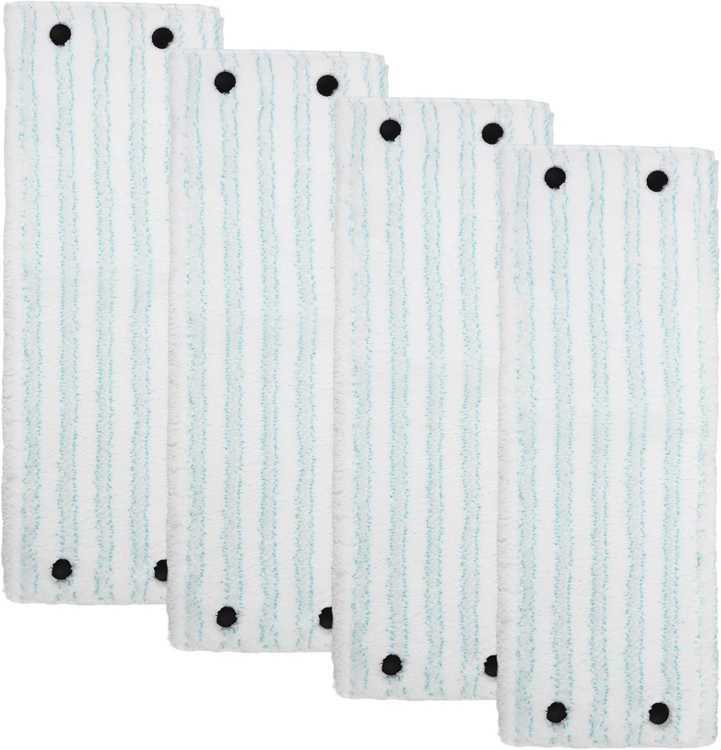 Lot de 4 Serpillères de Rechange pour Leifheit Combi/Clean Twist M Micro Duo, Serpillère en Microfibre Accessoire de Rechange, Mop Serpillere Convient pour Tous Les Types de Sols