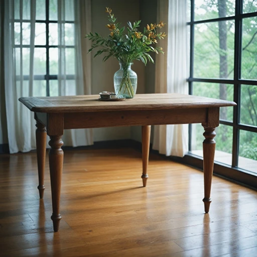 Choisir le bon pied en bois pour votre table