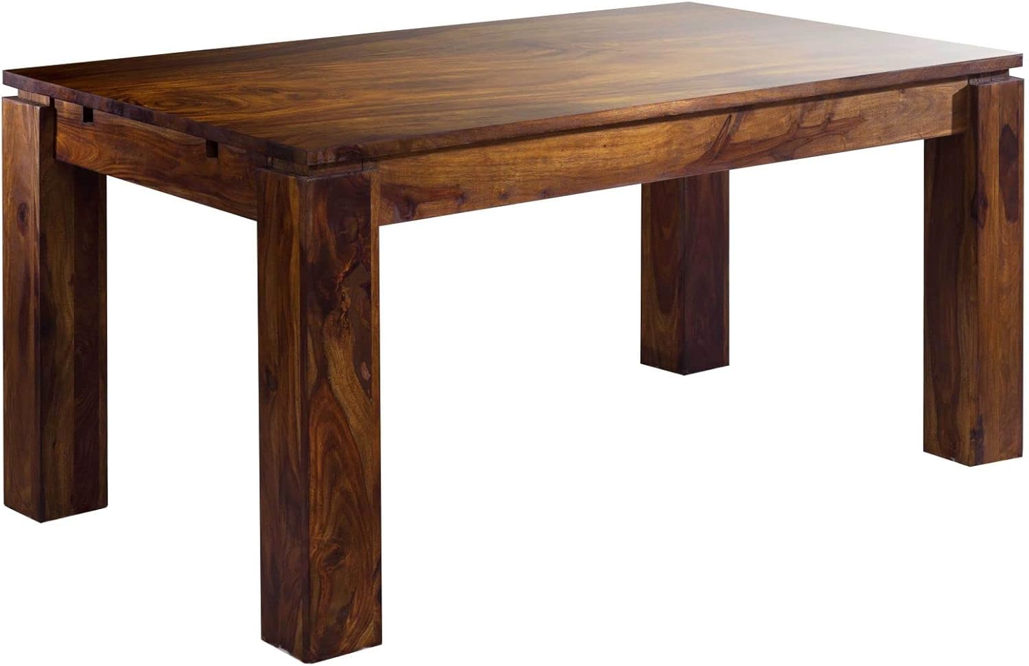 Table Extensible 160-240x90cm - Bois Massif de Palissandre laqué - Metro Life #158