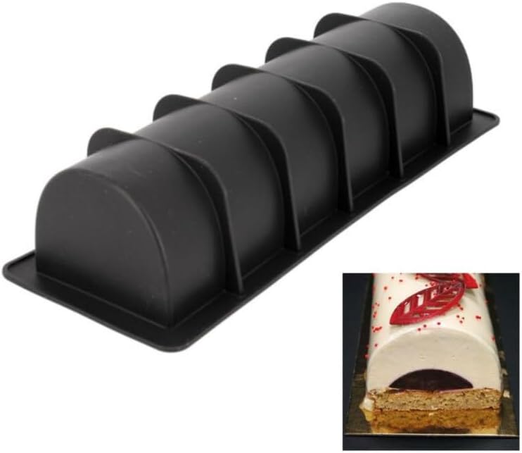 Moule à bûche lisse silicone 30 cm
