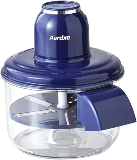 Perfk Éplucheur électrique Raisin, Éplucheur Automatique de Raisins et d'ail, Eplucheuse Automatique, Machines à éplucher les Fruits, Accessoire pour Enlever Les Raisins, pour Cuisine et Maison, Bleu 22cmx20cm+bleu