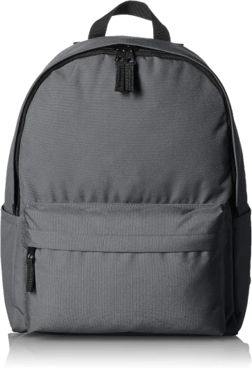 , Sac à Dos Classique/Décontracté/Scolaire, Gris, Lot de 1