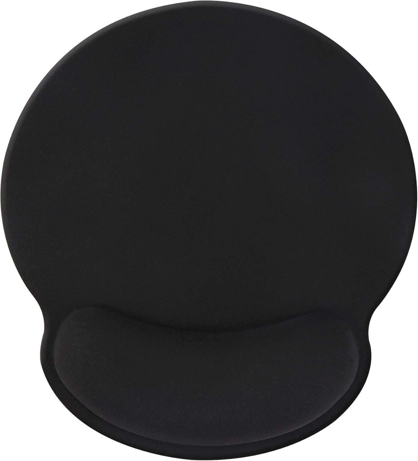 Tapis de Souris - Tapis Souris Ergonomique avec Repose Poignet en Mousse à Mémoire, Tapis de Souris Gamer avec Base Caoutchouc Antidérapante pour Jeux, PC, Portable, Bureau, Mouse Pad Confort, Noir