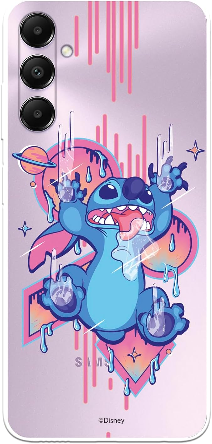 Coque compatible avec Samsung Galaxy A05s Officielle Disney Stitch Graffiti pour protéger votre téléphone portable Coque en silicone transparent souple sous licence officielle Lilo & Stitch Samsung Galaxy A05s Stitch Graffiti