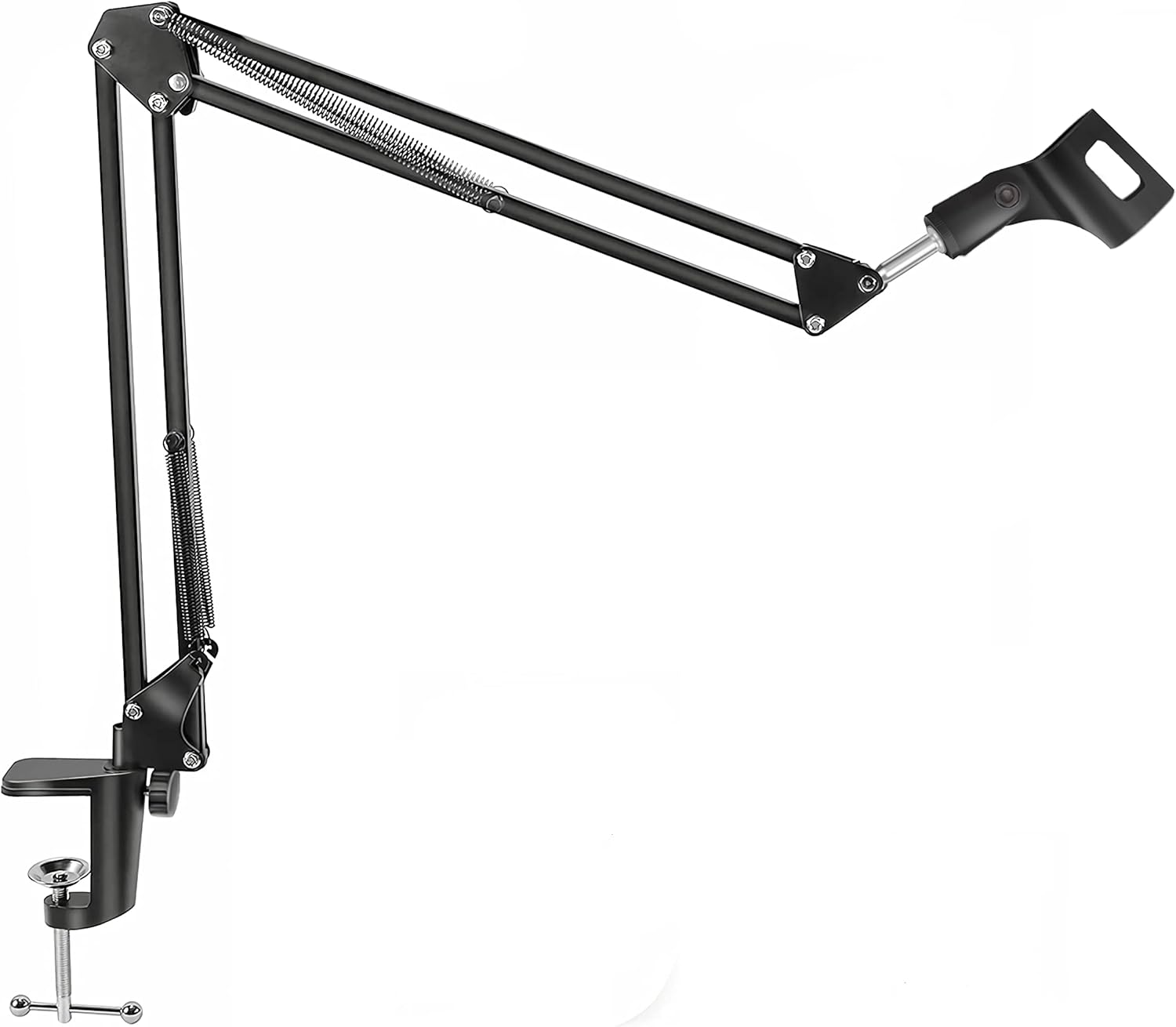 Micfuns Support de microphone réglable professionnel avec araignée et adaptateur pour enregistrement programmes studio, émetteur TV compatible Blue Yeti