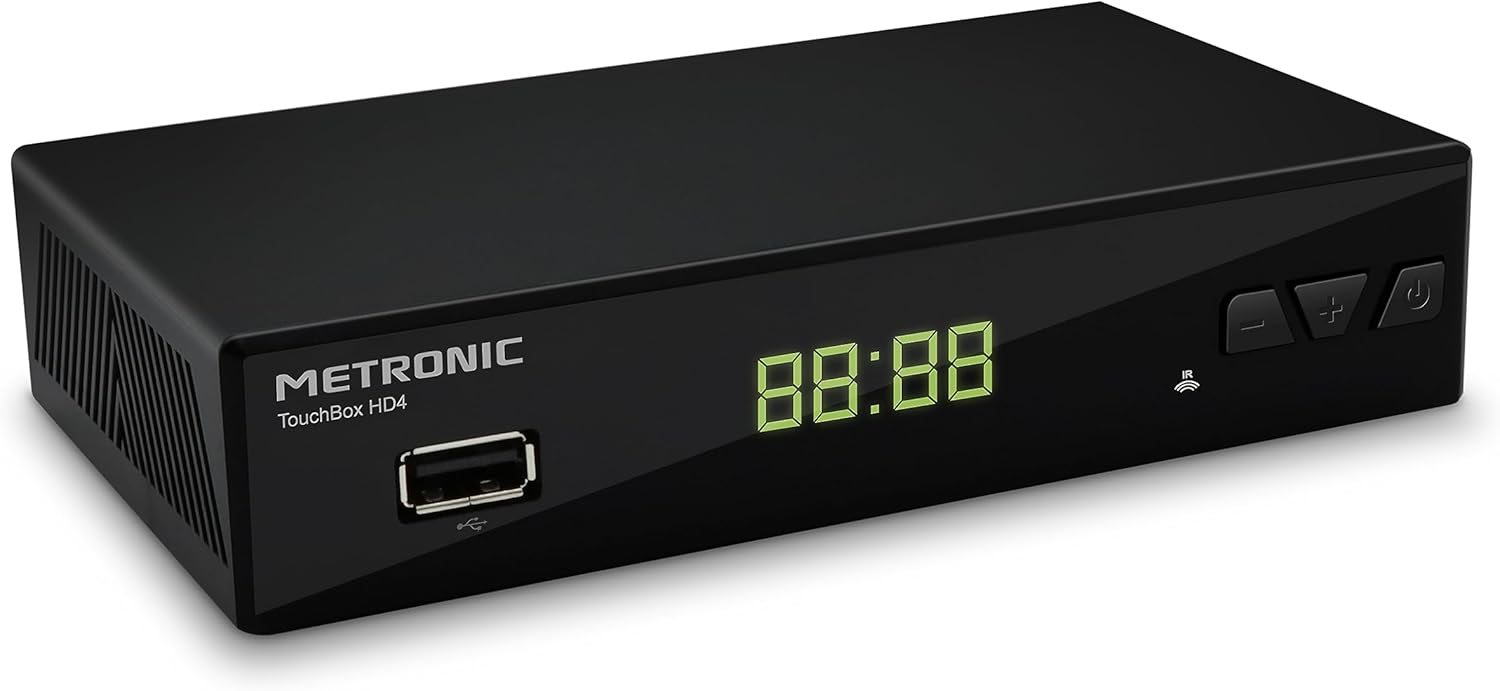Décodeur Satellite Numérique TNT HD Touchbox HD4 / chaînes HD gratuites et l’Ensemble des chaînes étrangères gratuites/HDMI Démodulateur, Récepteur, Boitier, Tuner, Enregistreur TV - 441376