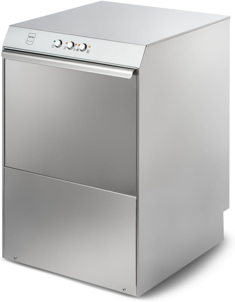 Lave-verres GGW1035SW, acier inoxydable, 42.3 x 46.6 x 63.9 cm, 11 L, 230 V, commande frontale, argenté