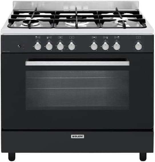 Piano De Cuisson Mixte 104l 5 Feux Noir - GE960CVBK2